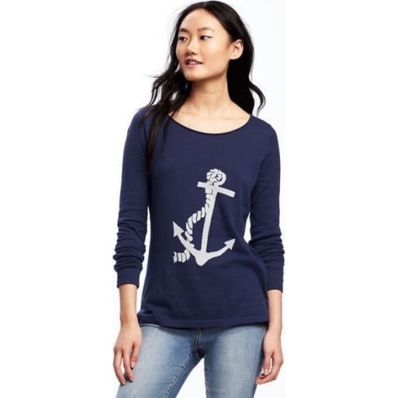 womens nautical sweater